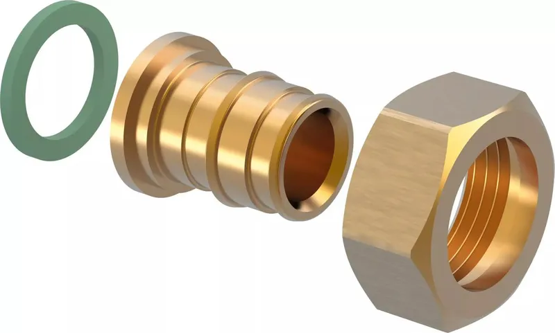 Q&E 20-G3/4"SN žalvarinė jungtis