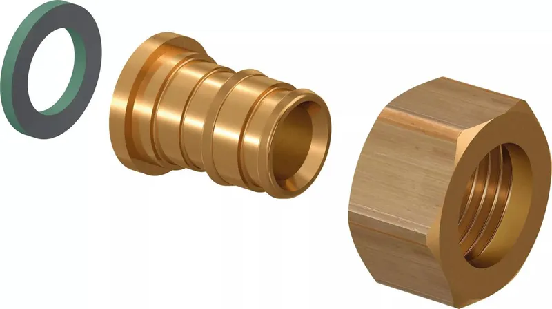 Q&E 16-G1/2"SN žalvarinė jungtis
