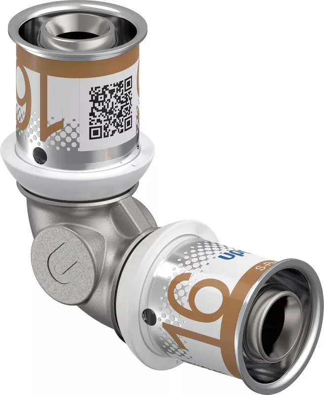 Uponor S-Press PLUS alkūnė užapvalinta 16-16