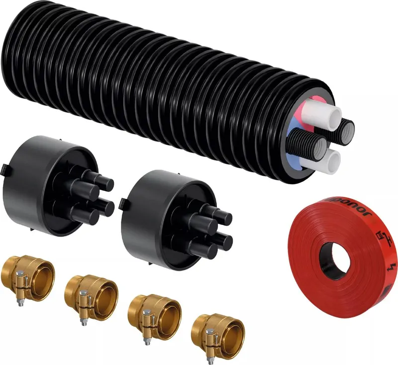 Ecoflex Thermo 2x32x2,9-2x32x3,5/140 L=8m prijungimo rinkinys