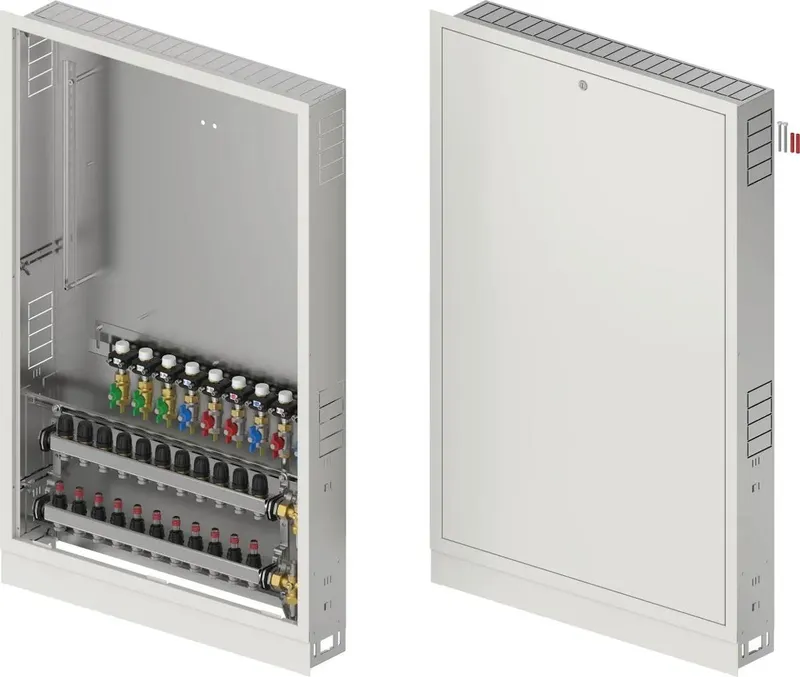 Combi Port E-Pro 1200x750x150 11HMV+9BV įleidžiama spintelė su kolektoriumi