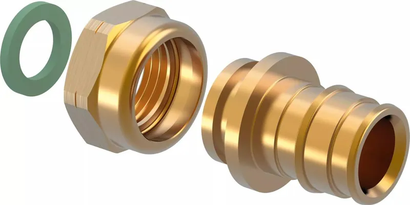 Q&E 20-G1/2"SN žalvarinė jungtis