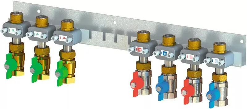 Combi Port E-Pro x7,DN20 rutulinių ventilių kompektas