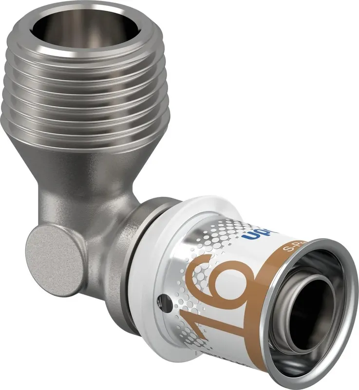 S-Press PLUS 16-R1/2" alkūnė išoriniu sriegiu