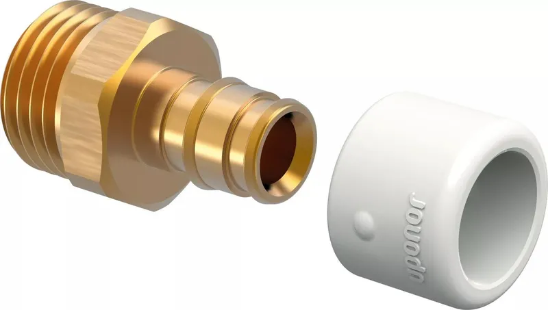 Uponor Q&E jungtis išoriniu sriegiu 15x1/2"