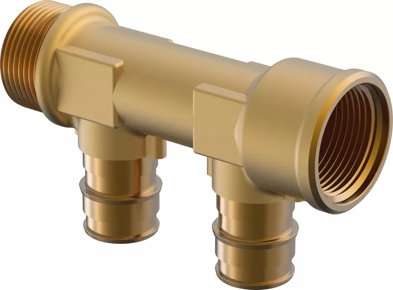 Q&E 3/4" 2x20 c/c40 srieginis kolektorius