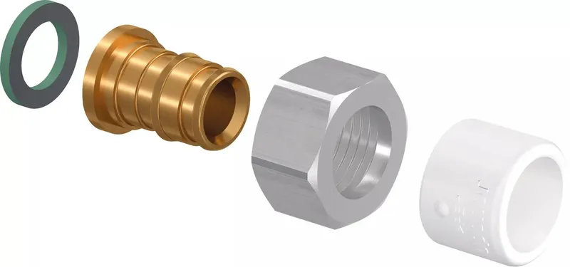 Uponor Q&E jungtis su laisva veržle 15x1/2