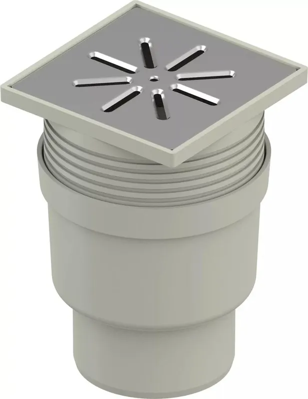 Aqua Ambient 150mmx150mm FI 110 vertikalus trapas
