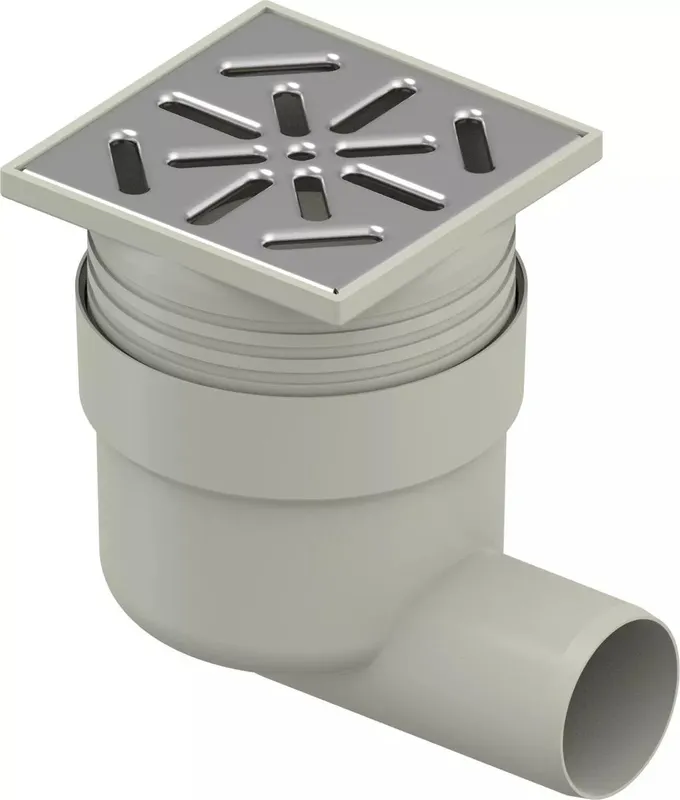 Aqua Ambient 100mmx100mm FI 50 horizontalus trapas