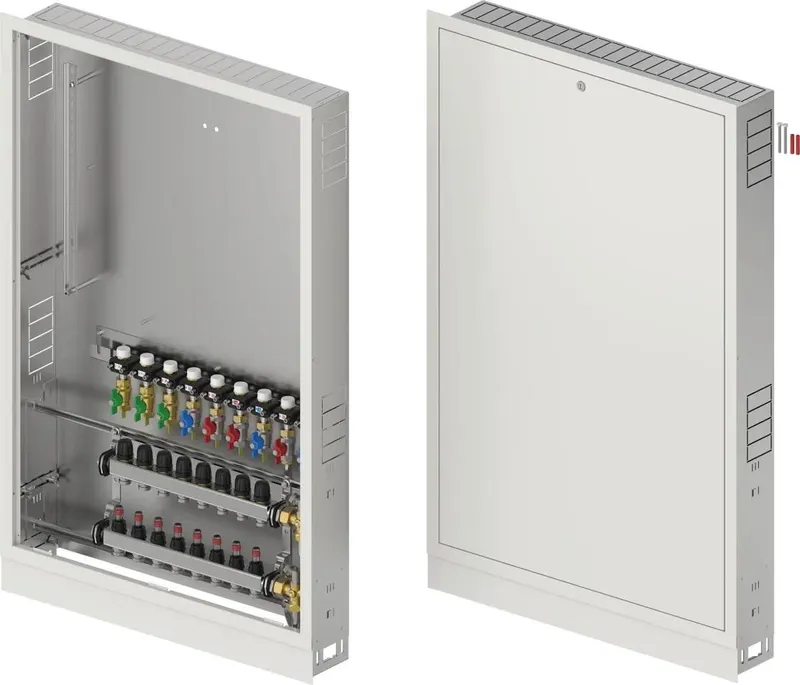 Combi Port E-Pro 1200x750x150 8HMV+9BV įleidžiama spintelė su kolektoriumi