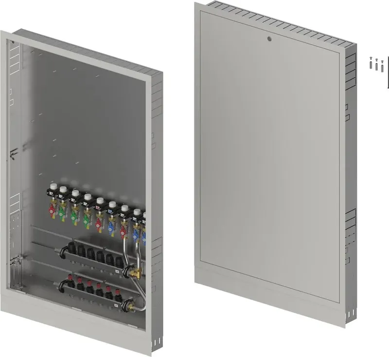 Combi Port M-Pro 1200x750X110mm 6HM+9BV įleidžiama spintelė su kolektoriumi