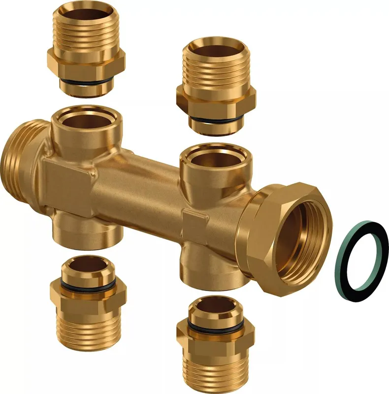 Aqua PLUS 3/4"MT/SN 2x2x1/2"MT c/c50 kolekt. sukamas dvigubas