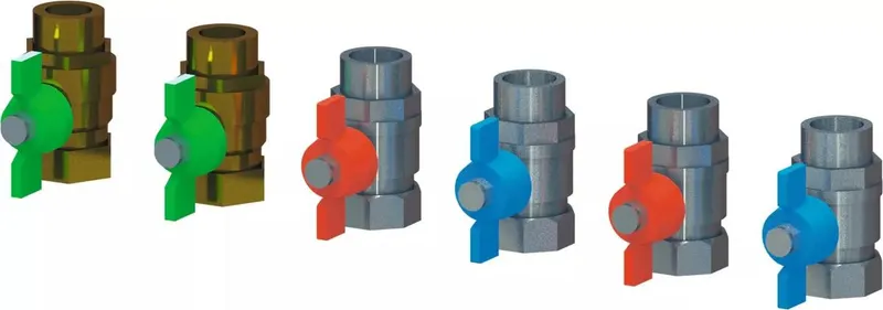 Combi Port Gen x6,DN20 Rutuliniai ventiliai