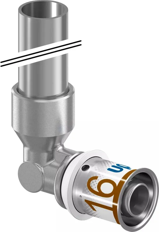 Uponor S-Press PLUS alkūnė į CU 16-15CU l=350mm