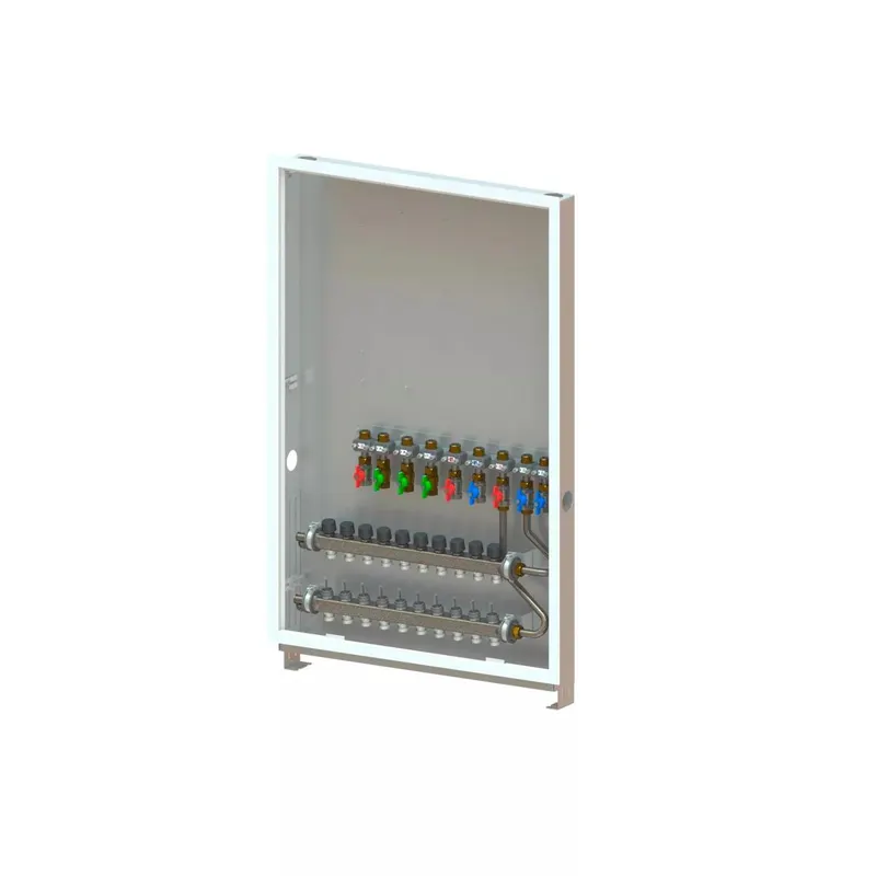 Combi Port M-Pro 1200x750X110mm 10HM+9BV įleidžiama spintelė su kolektoriumi