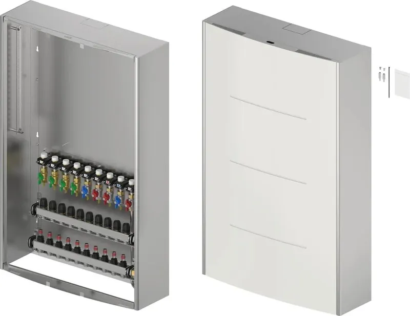 Combi Port E-Pro 1200x750x260 10HMV+9BV virštinkinė spintelė su kolektoriumi