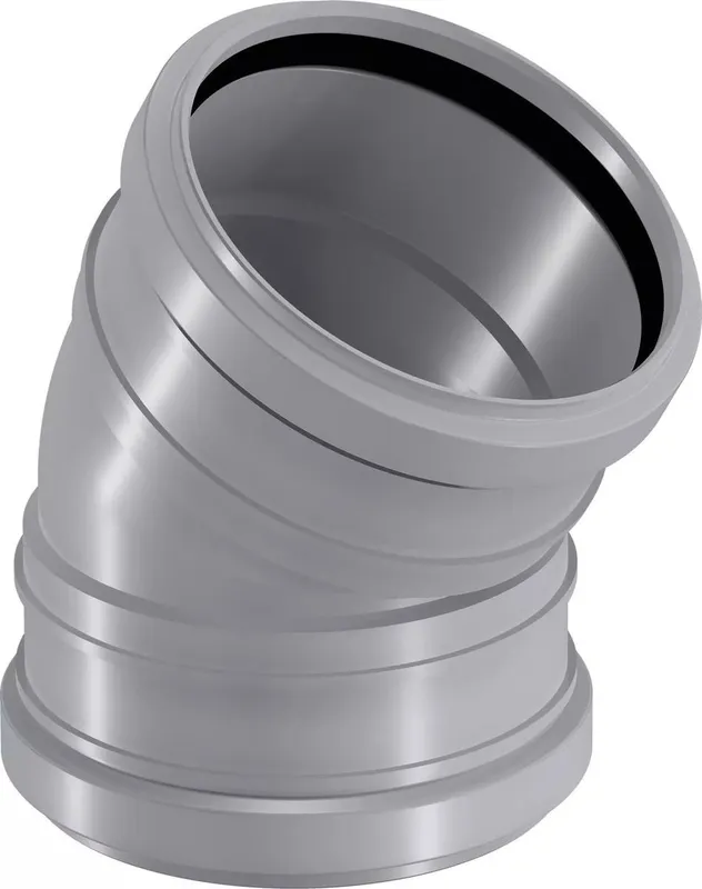 Uponor kanalizacijos movinė alkūnė 32 30 * balta