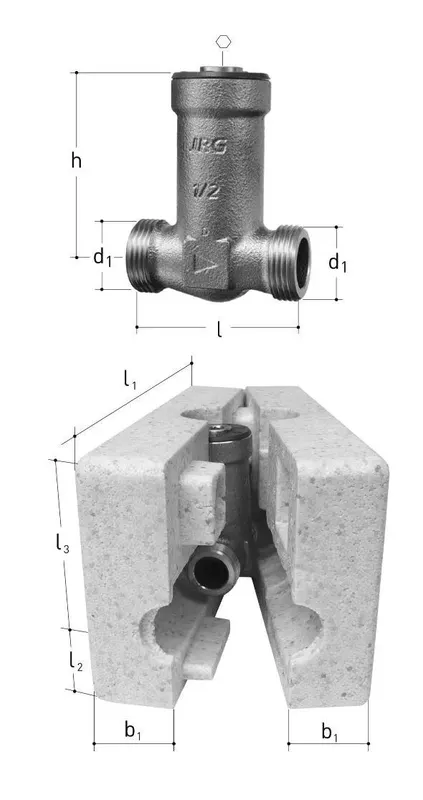 Jrgutherm DN15 balans. ir uždar. vožtuvai