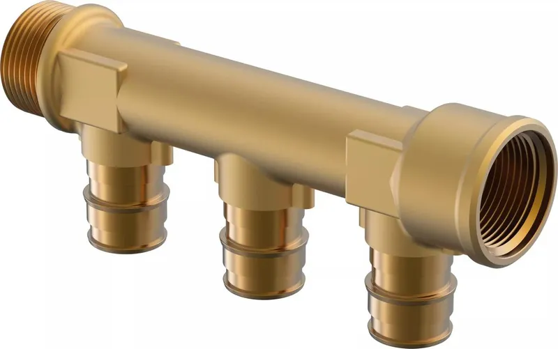 Q&E 3/4" 3x20 c/c40 srieginis kolektorius