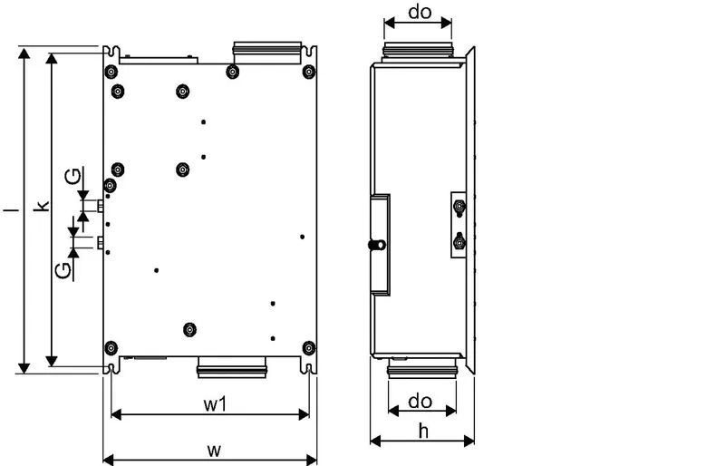 Ventilation D 200 m3/h