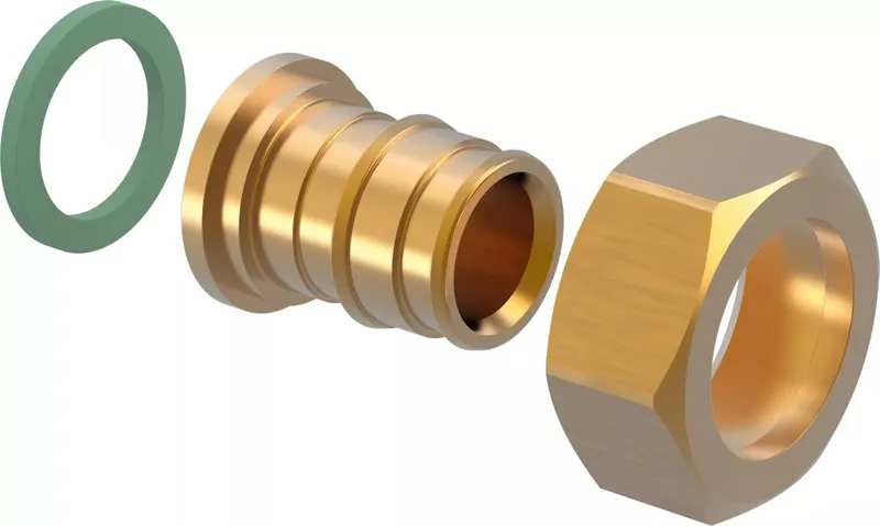 Q&E 20-G3/4"SN jungtis su laisva veržle
