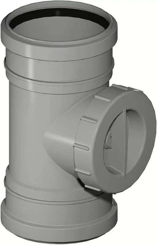 Uponor kanalizacijos revizija 110 pilkos spalvos
