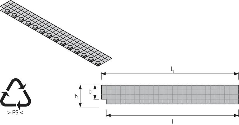 Tecto 1,45m 200mm