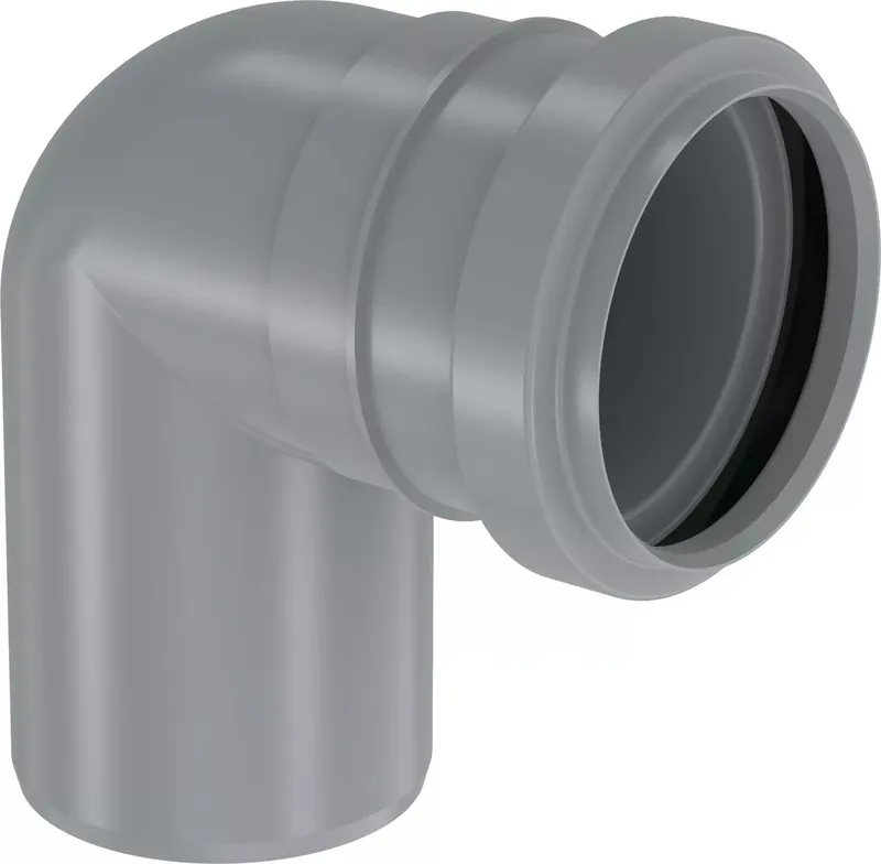 Uponor kanalizacijos alkūnė 50 88,5 * pilkos spalvos