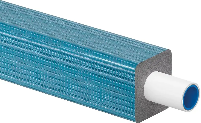 Uponor Uni Pipe PLUS izoliuotas vamzdis su garo barjeru DHS9 20X2,25 BLUE (75M)