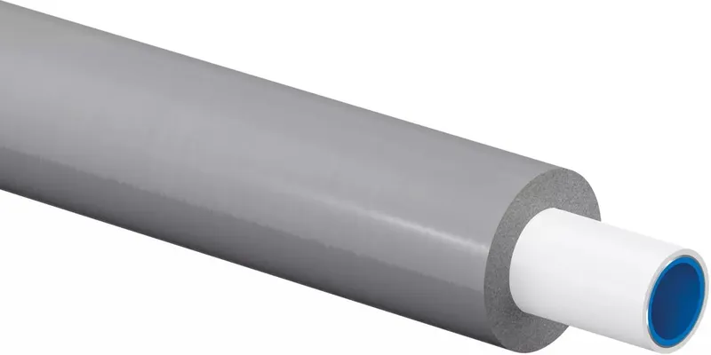 Uni Pipe PLUS 25x2,5 grey 25m izoliuotas vamzdis, baltas